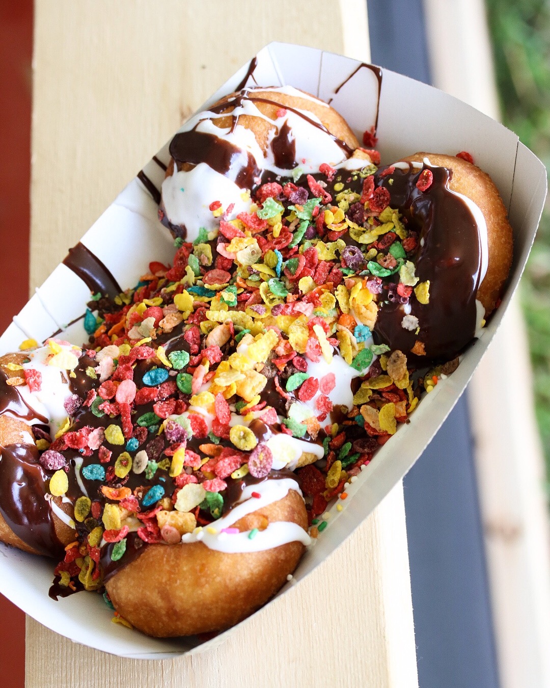 donut nachos morats bakery electric forest