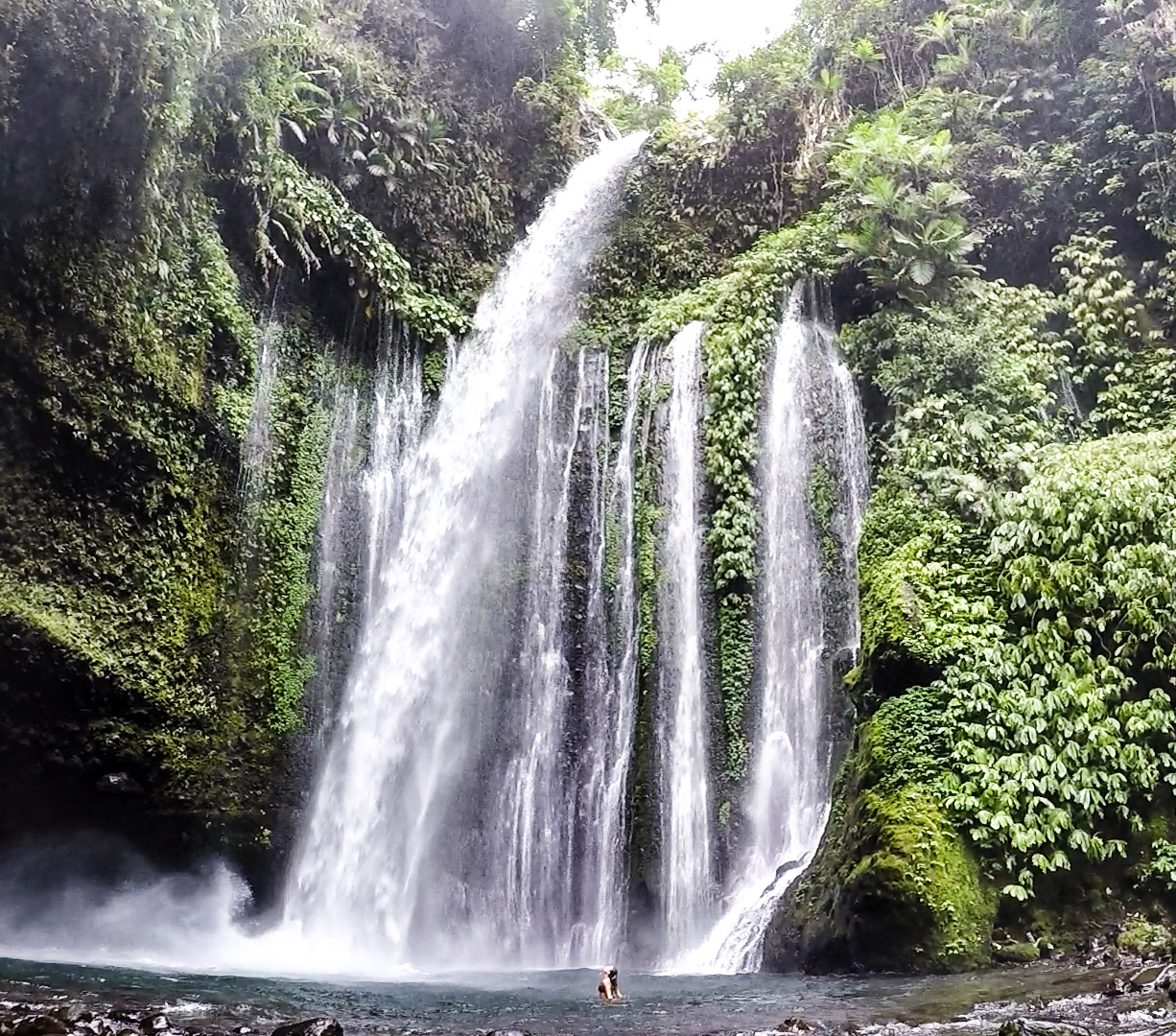 lombok waterfall gili trawangan guide