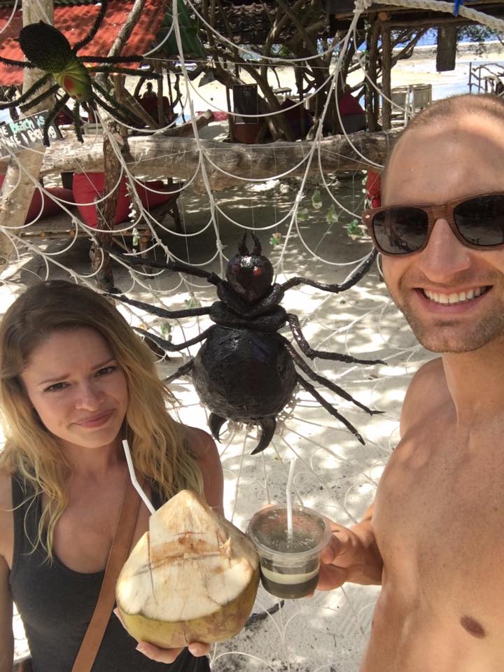 magic mushrooms and a coconut gili trawangan