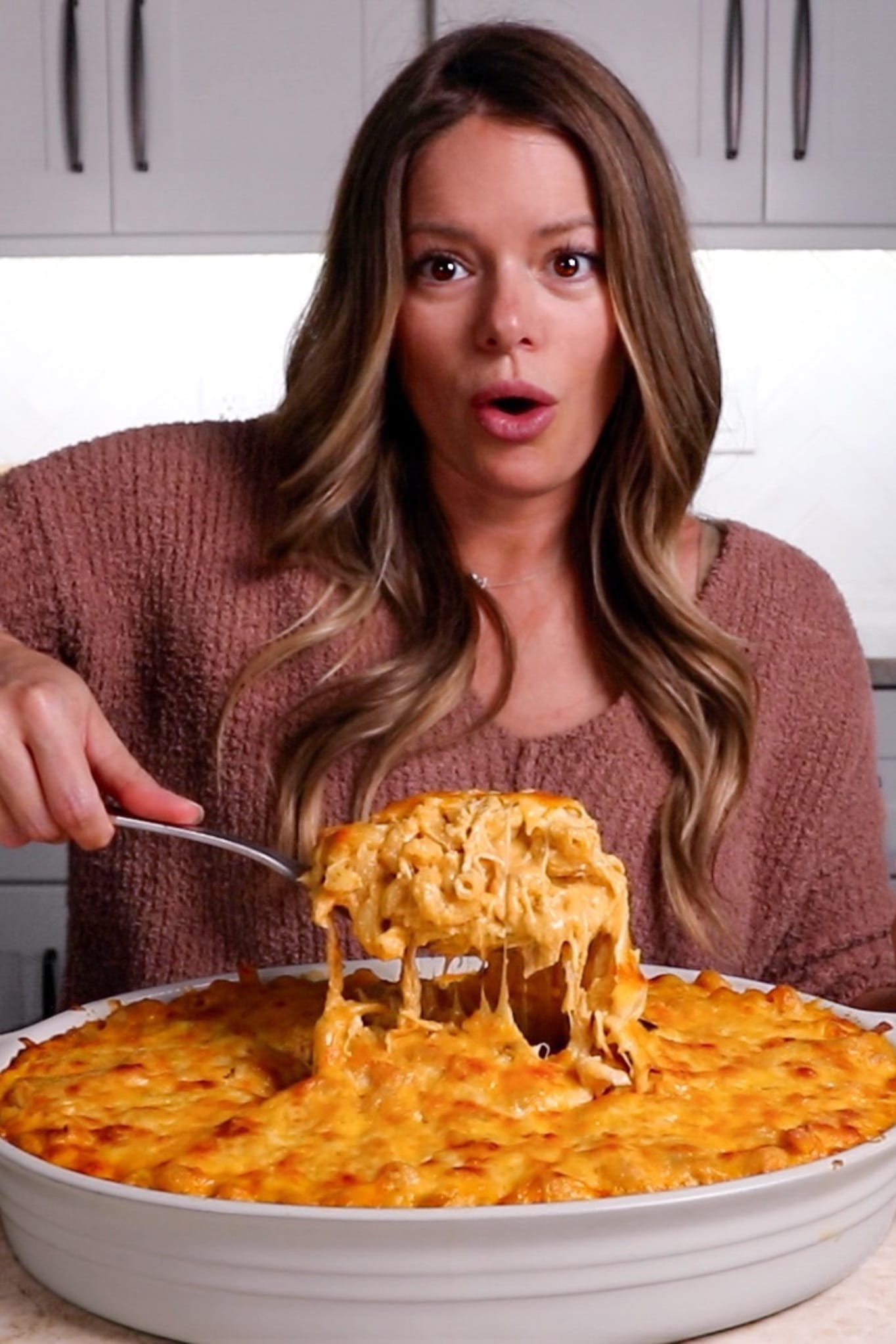 The Cheesiest Buffalo Chicken Mac and Cheese