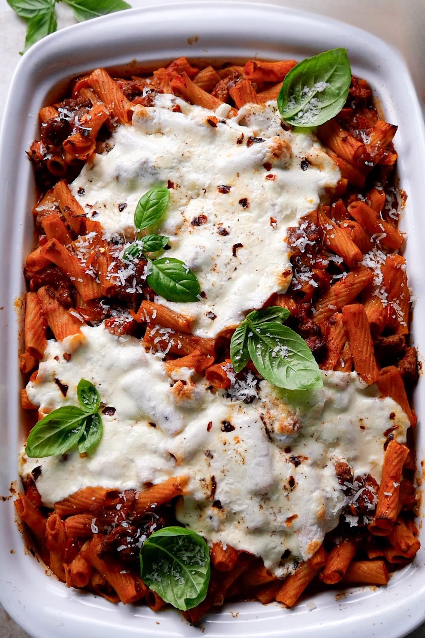 Burrata Baked Rigatoni