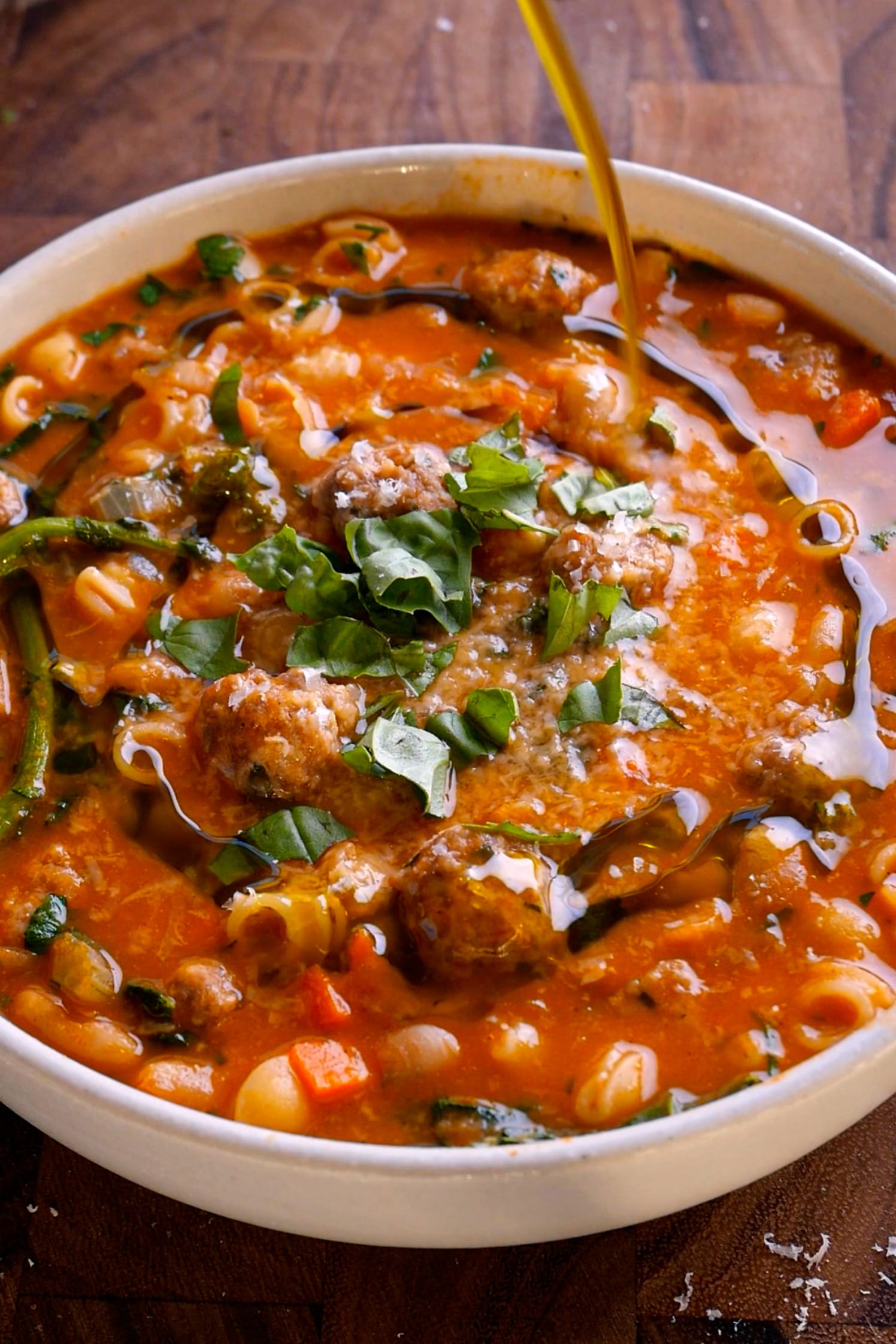 Pasta Fagioli Wedding Soup
