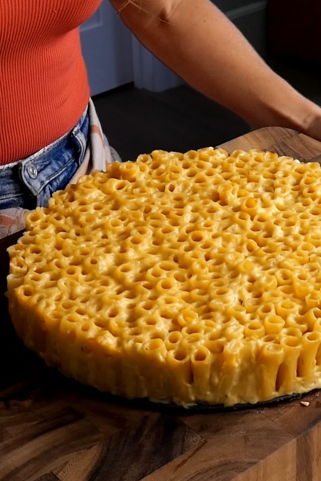 Honeycomb Mac and Cheese