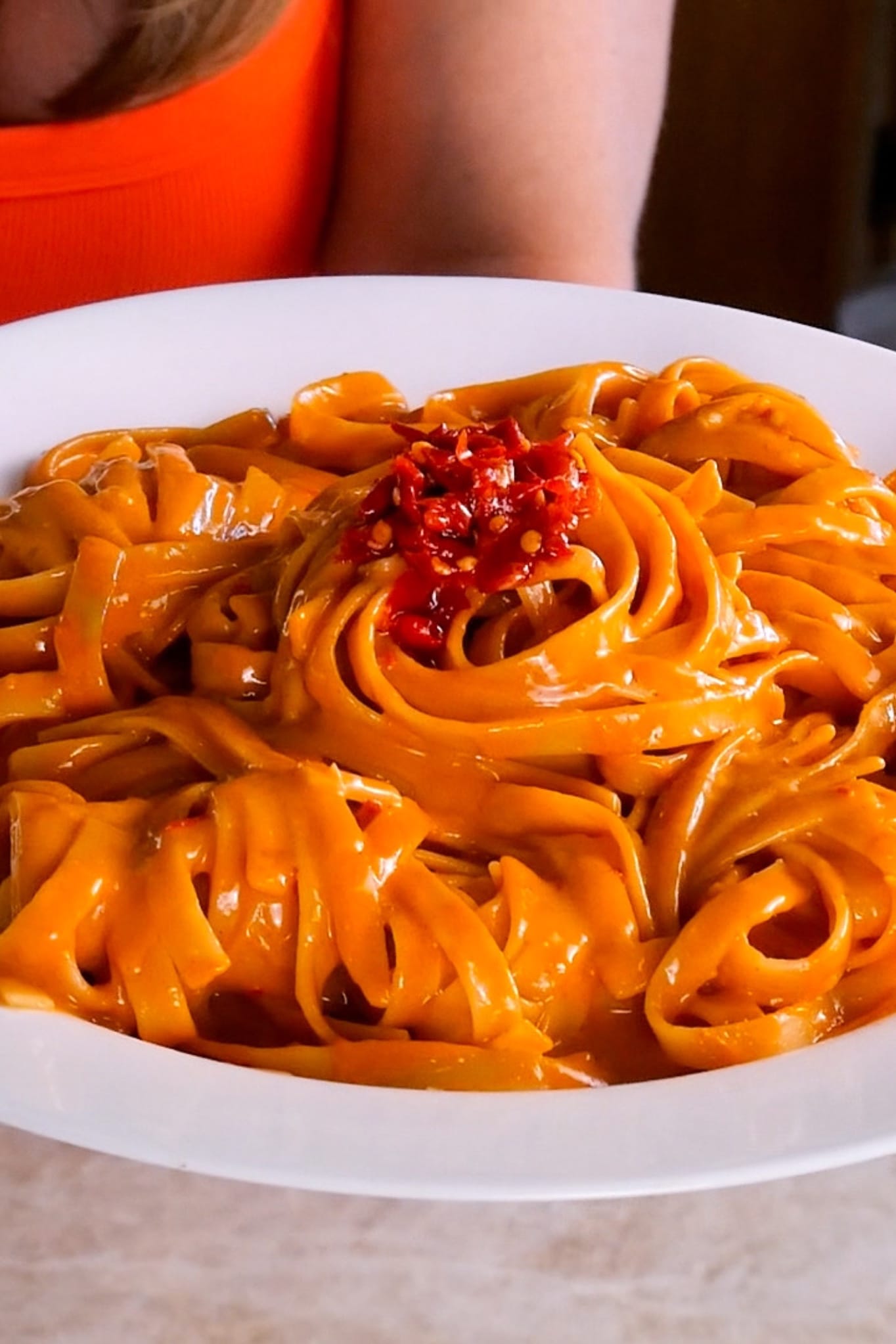 One-Pot Spicy Gochujang Alfredo Pasta