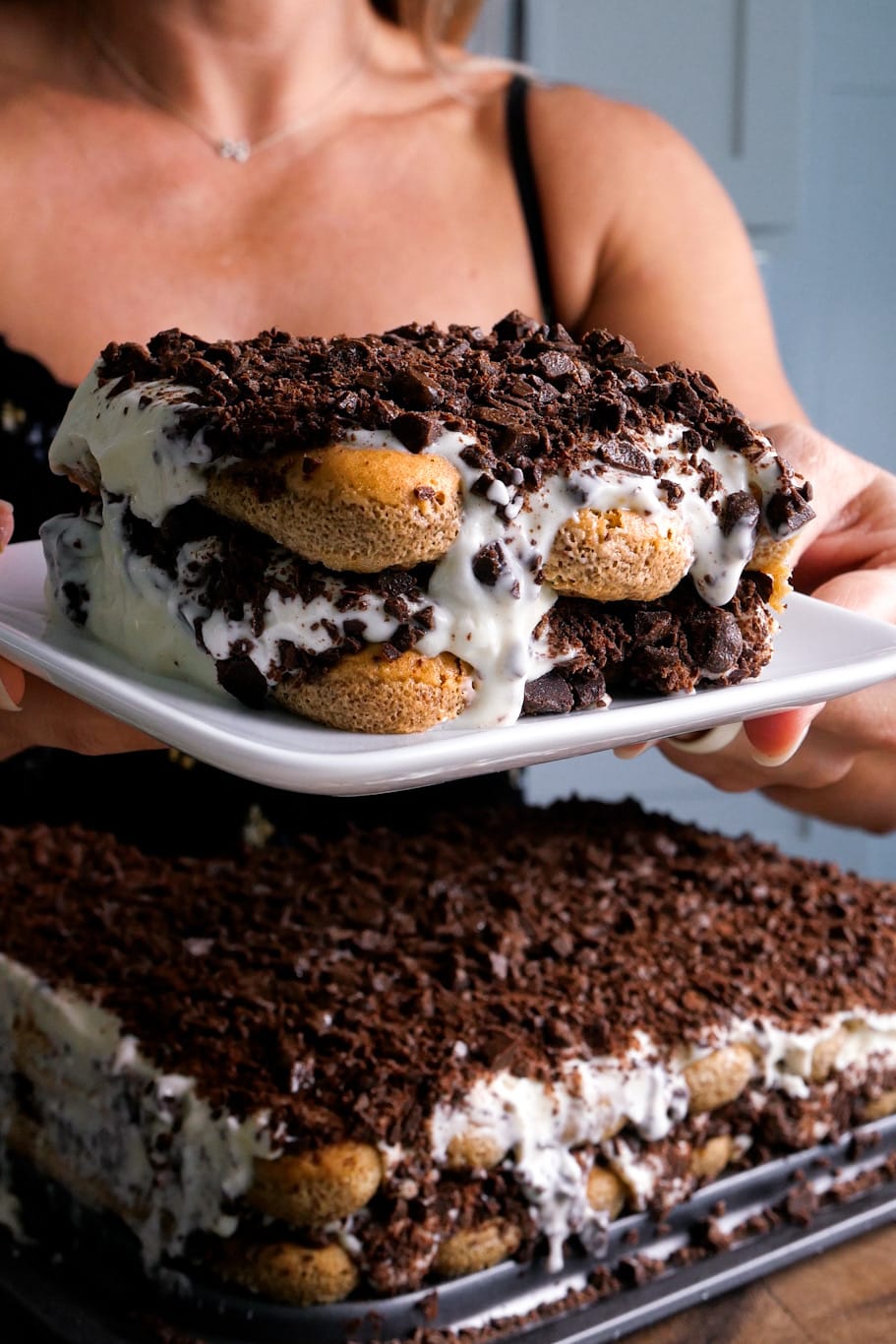 Tiramisu Ice Cream Cake
