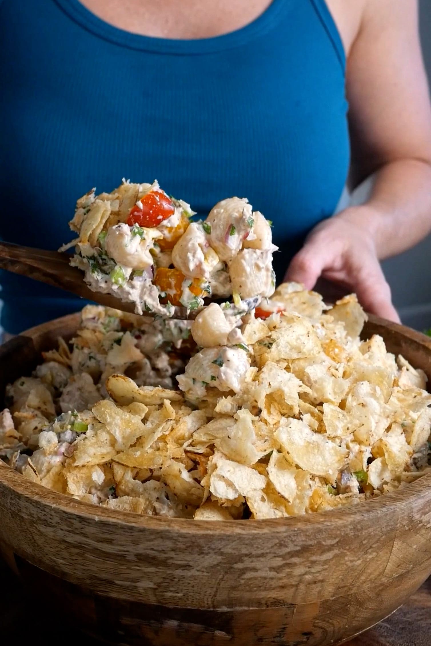 Tuna Crunch Pasta Salad